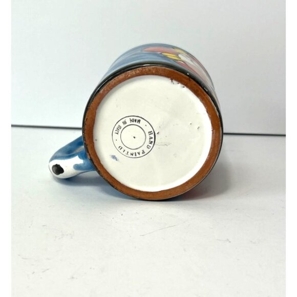 Vintage Picasso Desimone Style Cubist Art Mug Hand Painted Made in Italy 4.25" H - Picture 5 of 7